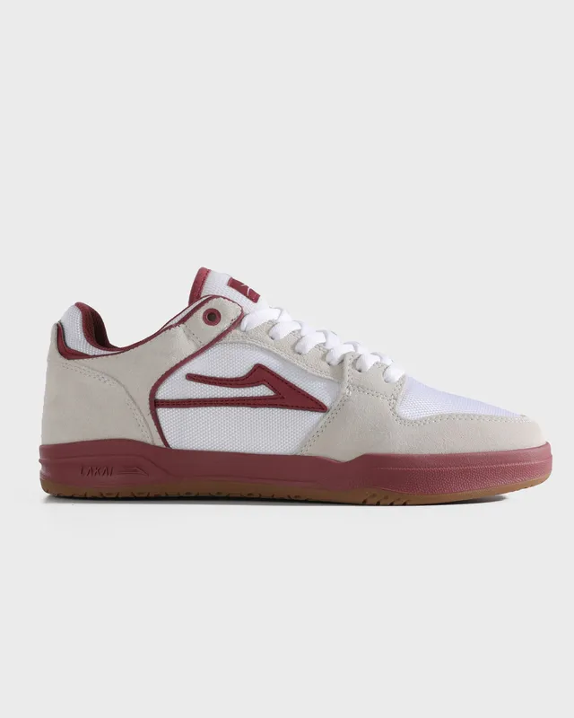 lakai-telford-low-elite-white-suede-cordura-red-skateschuh image 1