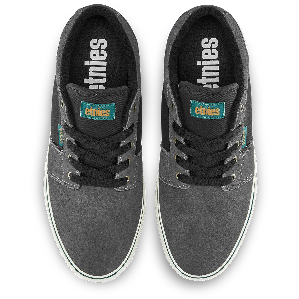 etnies-barge-ls-skate-schuhe-low-top-grey-black-slate image 2