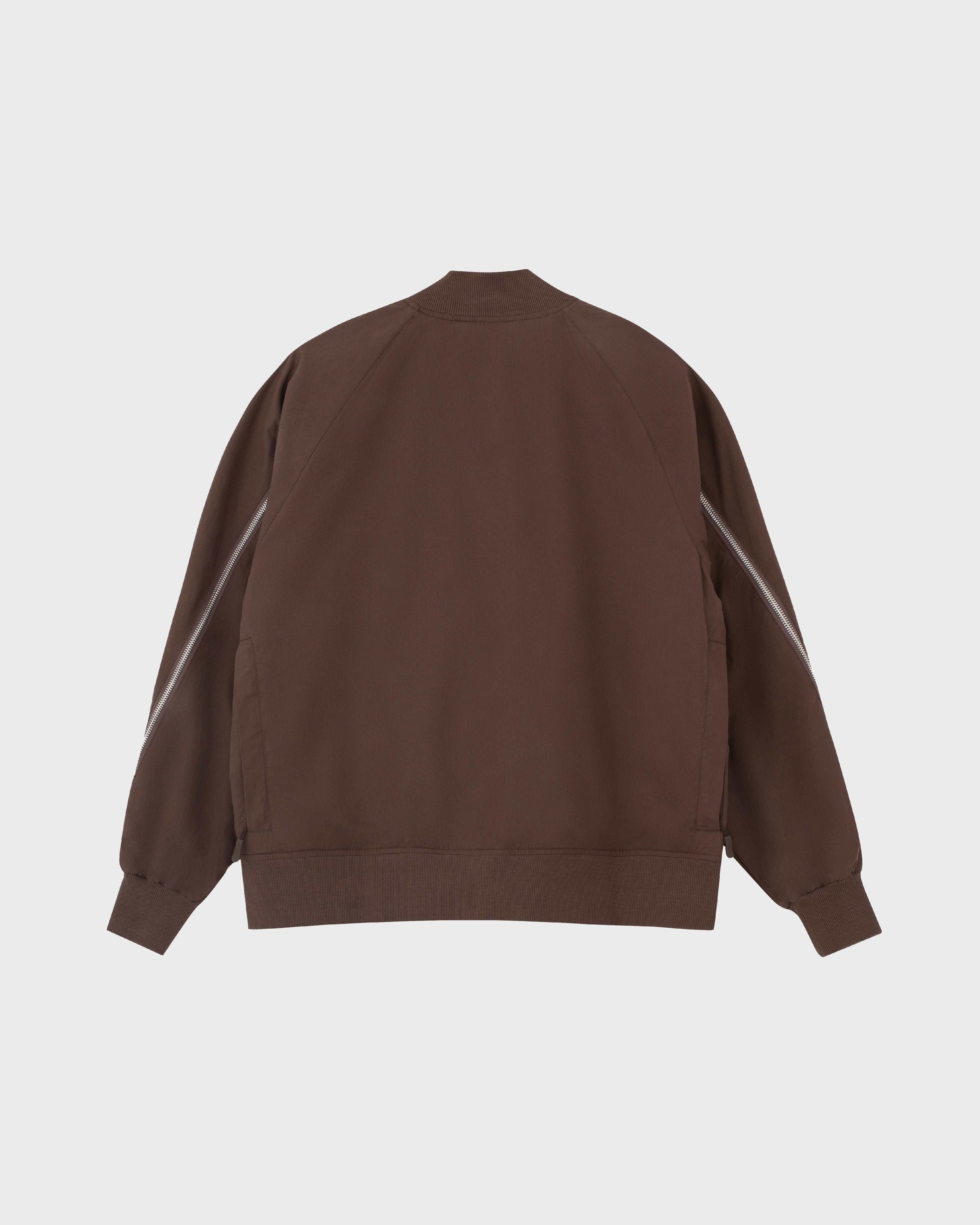 lakai-slashed-zip-bomber-jacke-braun image 2