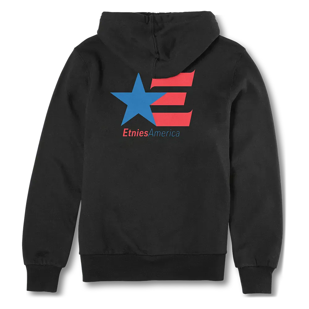 etnies-america-zip-hoodie-fleece-schwarz image 2