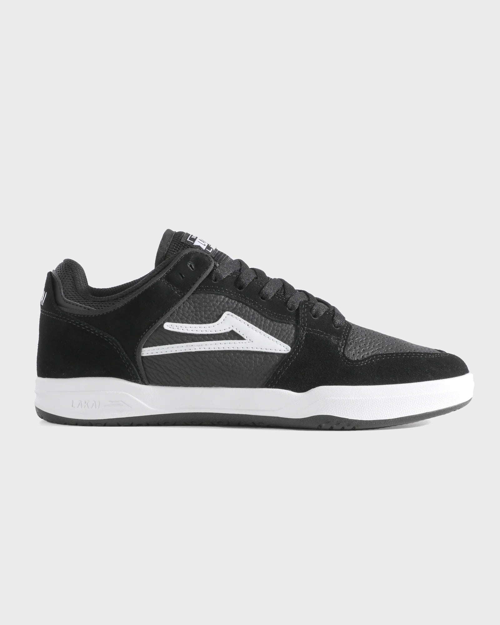 lakai-telford-low-skate-schuh-black-suede image 1