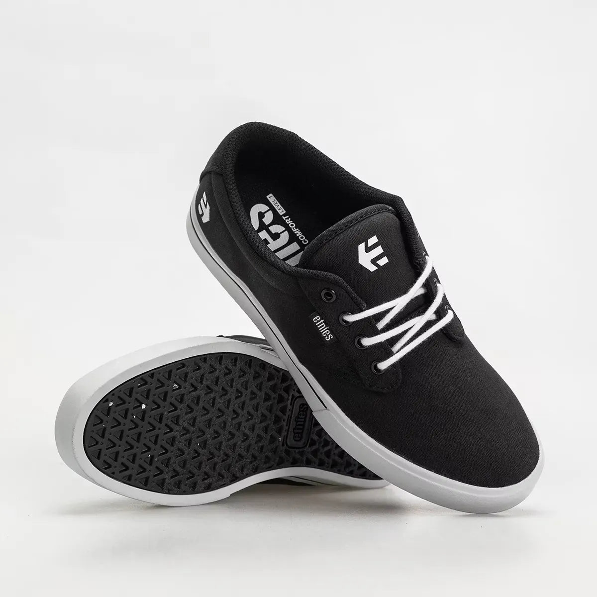 etnies-jameson-2-eco-skate-schuh-schwarz-wei-wei image 2