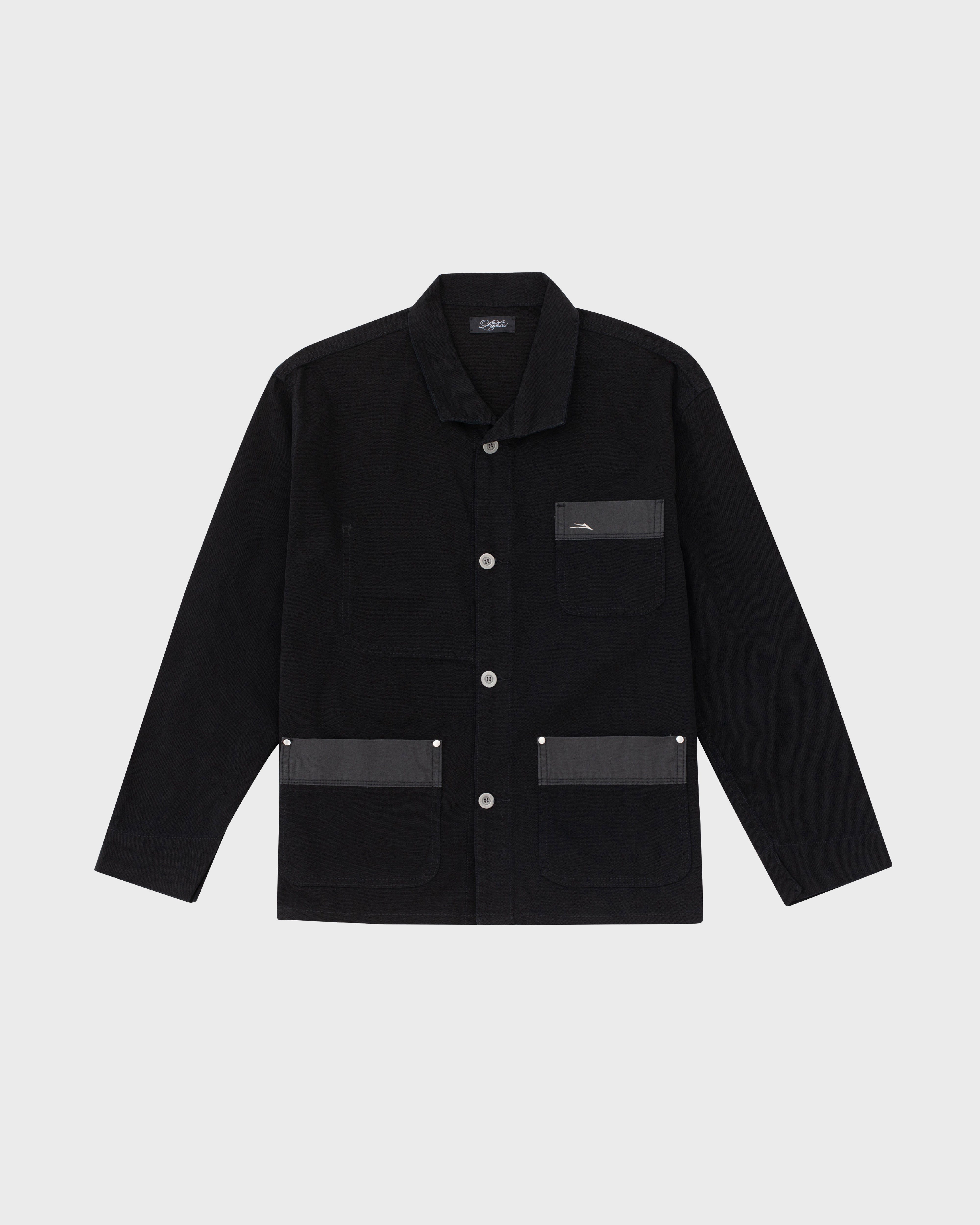 lakai-moleskin-chore-coat-jacke-schwarz image 1