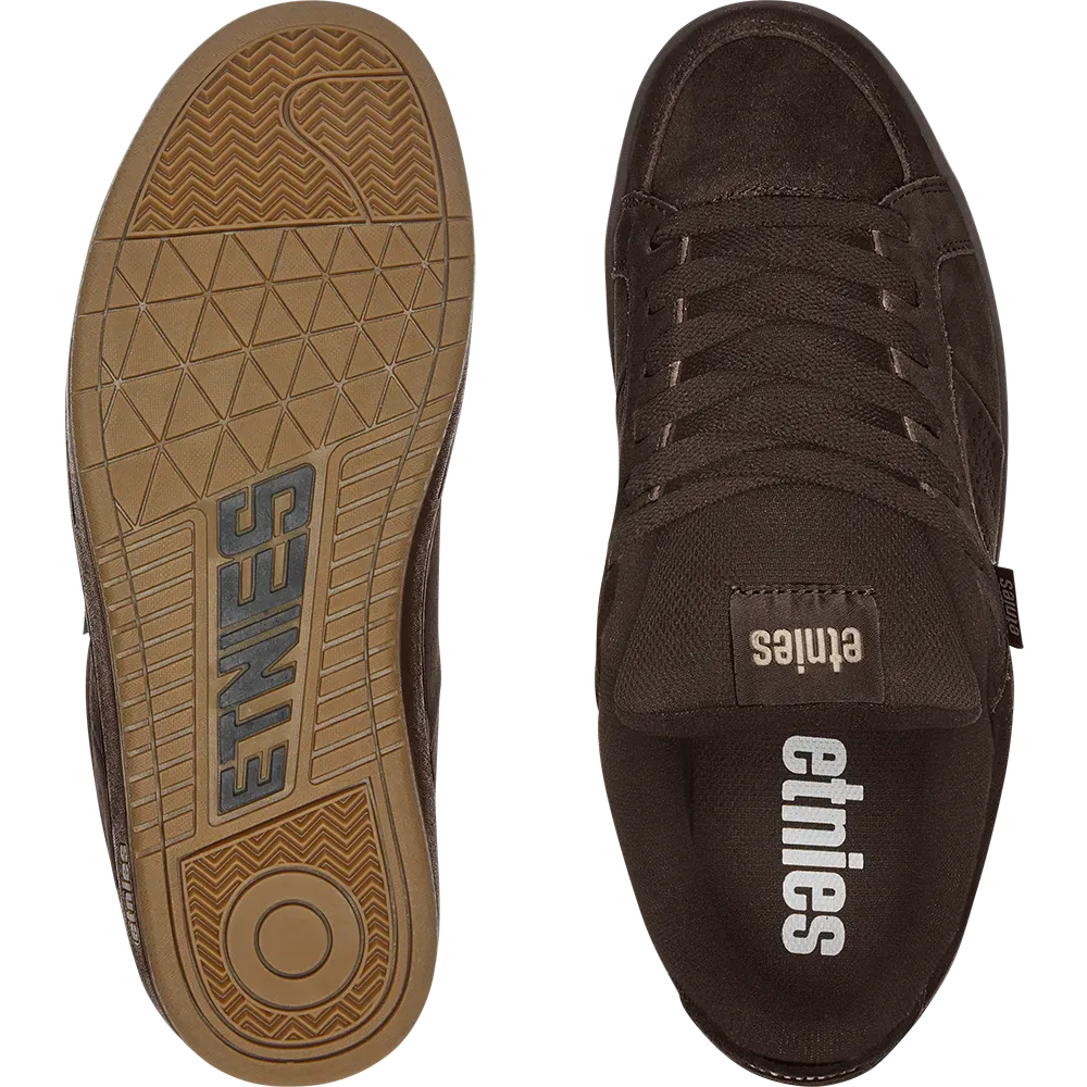 etnies-kingpin-skate-schuh-coffee-braunes-suede image 2