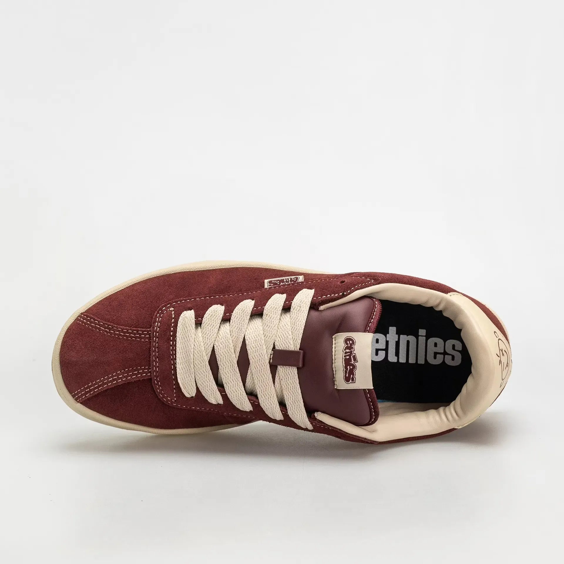 etnies-scam-skate-schuh-burgundy-tan image 4