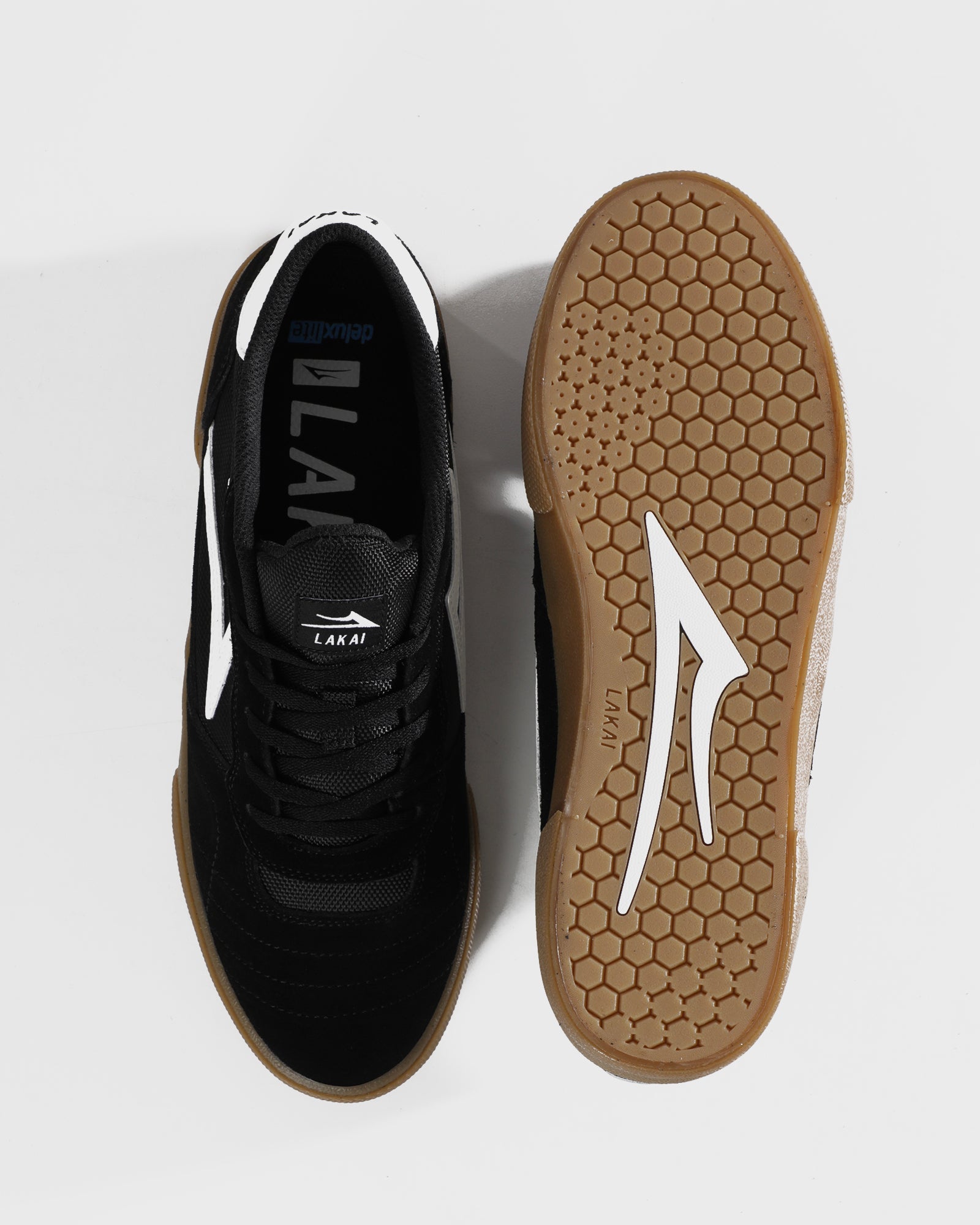 lakai-cambridge-black-gum-suede-skate-schuh image 3
