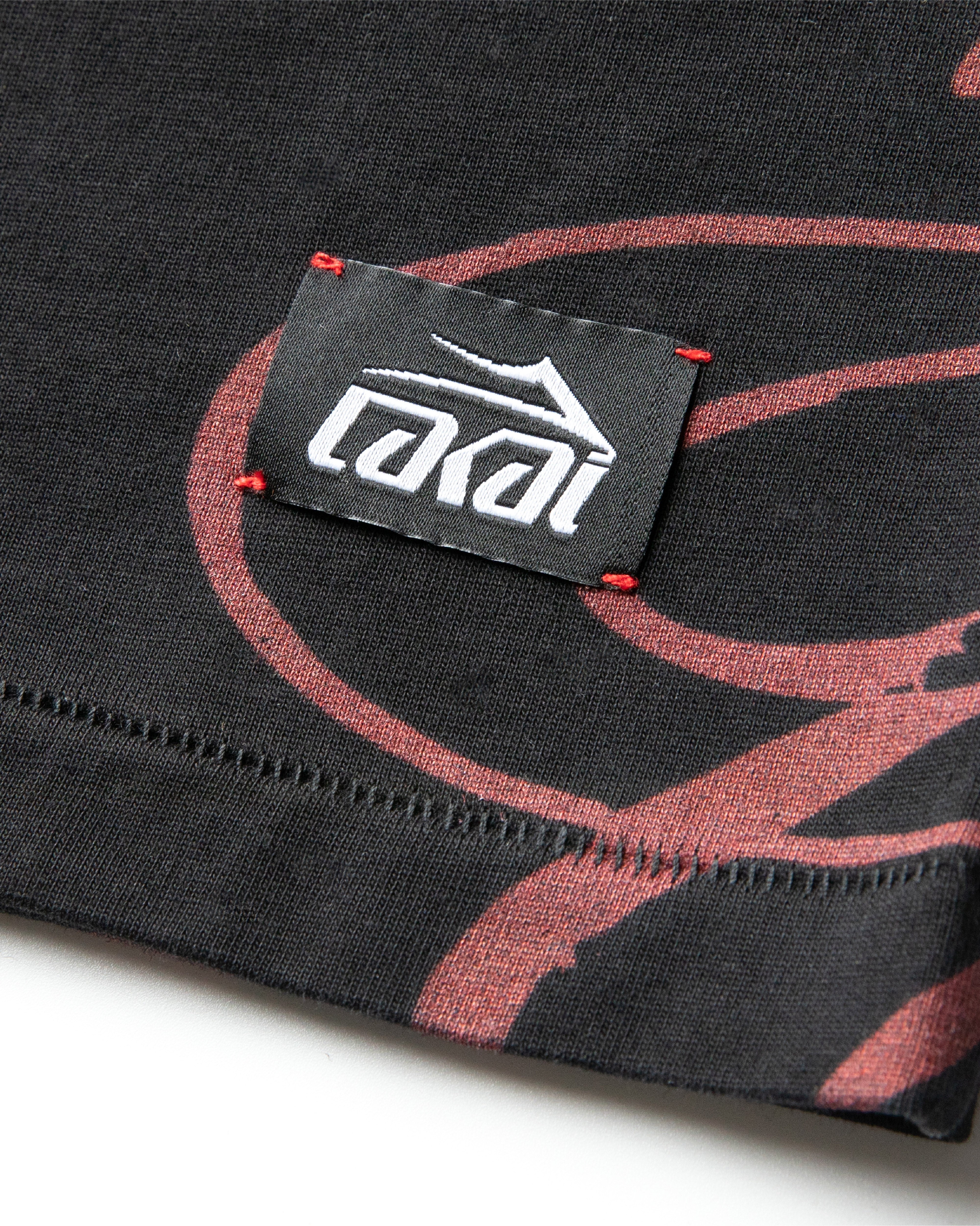 lakai-boxy-tee-signature-print-vintage-black image 7