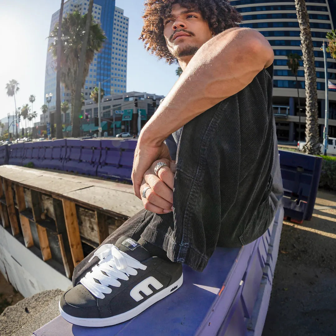 etnies-kingpin-2k-skate-schuhe-black-white image 7