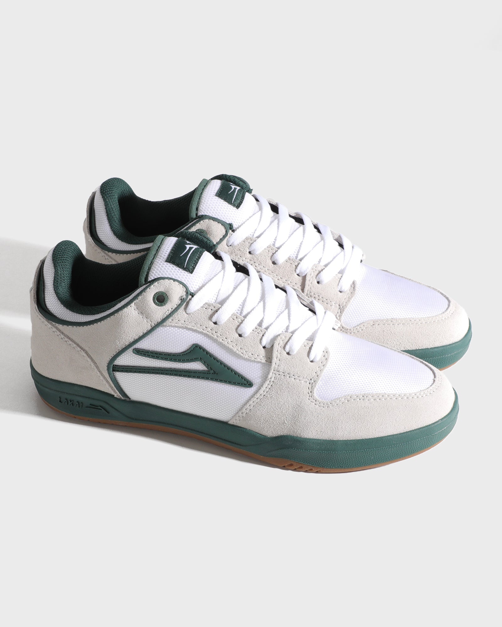 lakai-telford-low-elite-skate-schuh-white-suede image 2