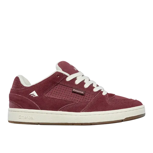 emerica-mute-skate-schuh-burgundy image 1