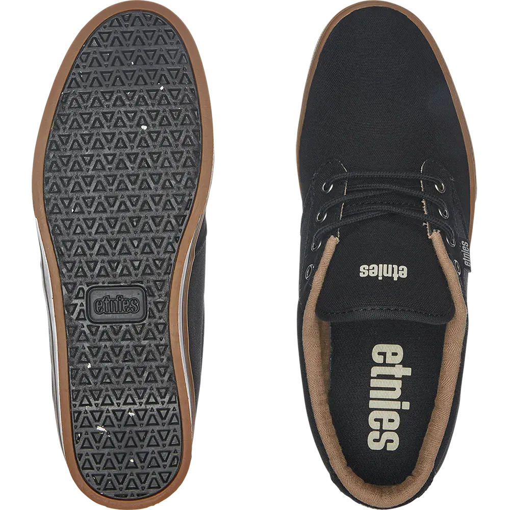etnies-jameson-2-eco-low-top-skate-schuh-black-silver-gum image 2