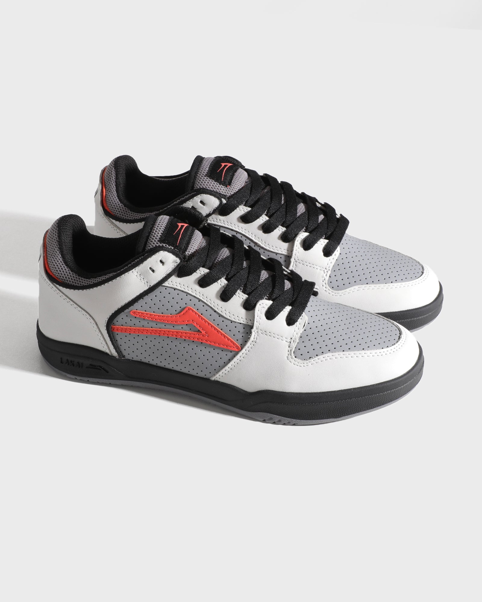 lakai-telford-low-skateschuh-white-dove-coral image 2