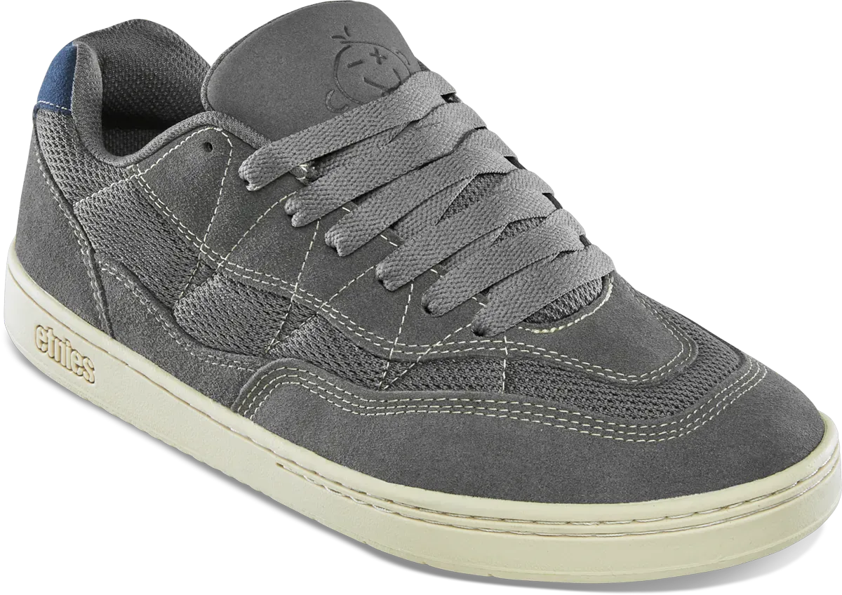 etnies-snake-chunky-skate-schuh-dark-grey-suede-mesh image 4