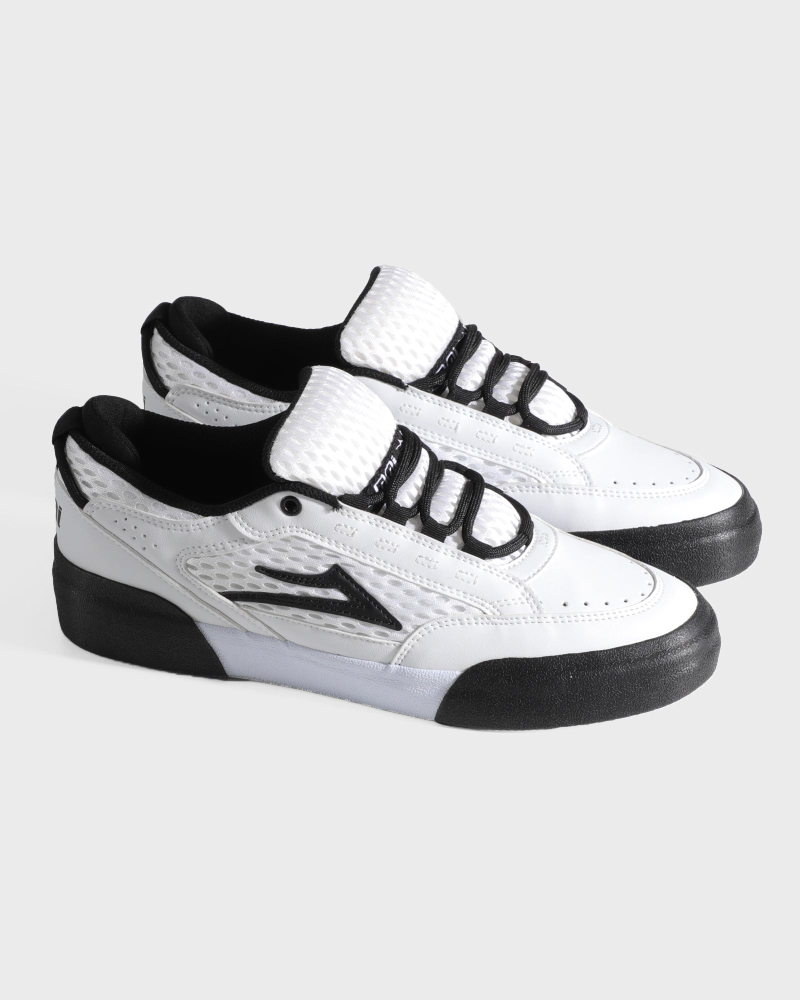 lakai-aran-skate-schuh-white-leather-black image 2
