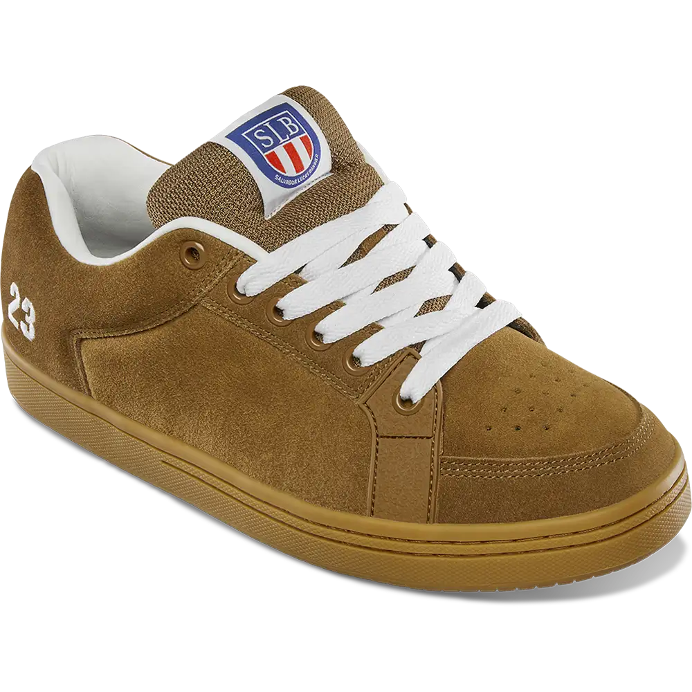 etnies-sal-23-skate-schuh-brown-gum-suede image 4