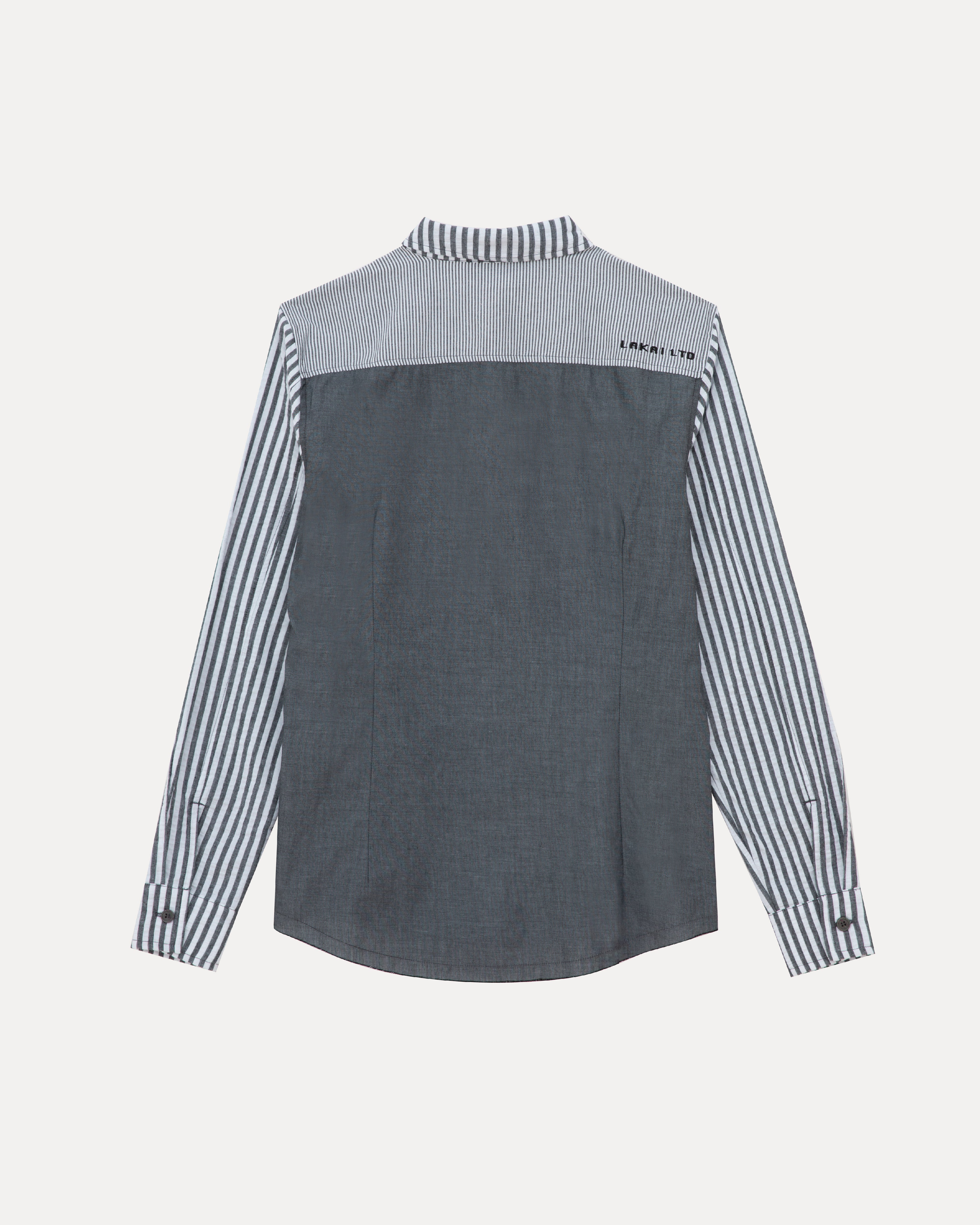 lakai-longsleeve-button-down-hemd-mixed-greys image 2