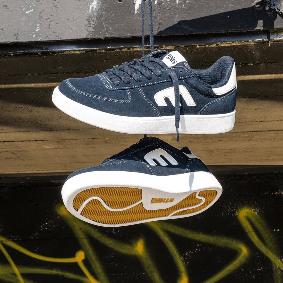 etnies-emerson-x-fos-skate-schuhe-navy-white image 7