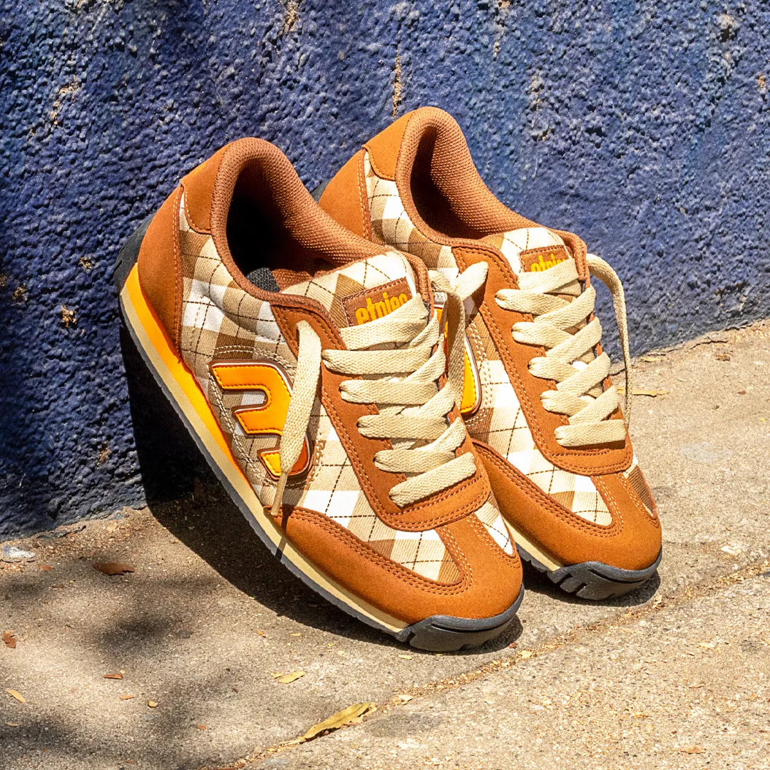 etnies-locut-2k-skateschuh-brown-orange image 2
