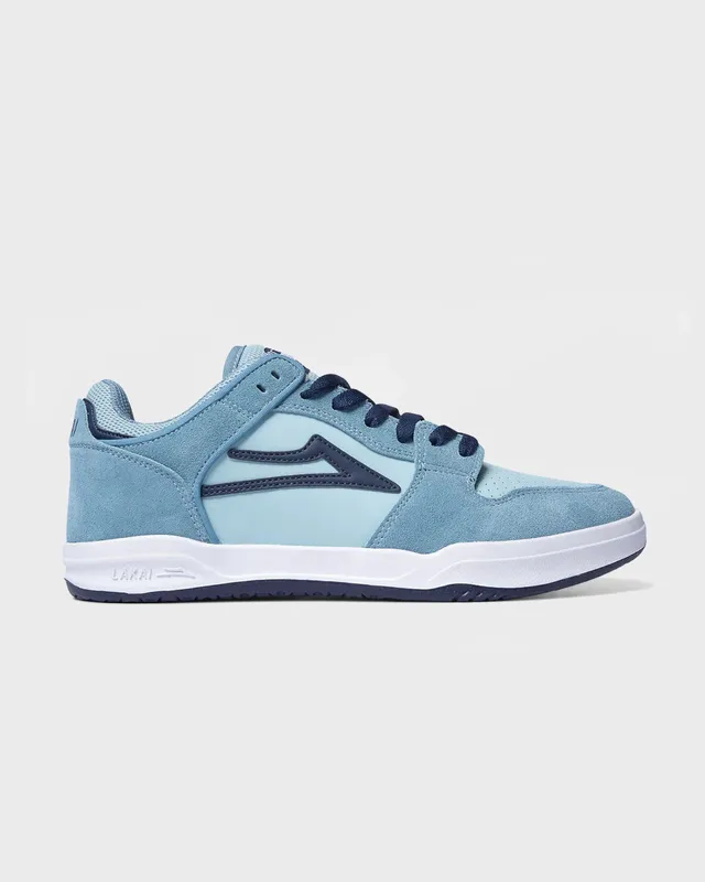 lakai-telford-low-skate-schuh-light-blue-suede image 1