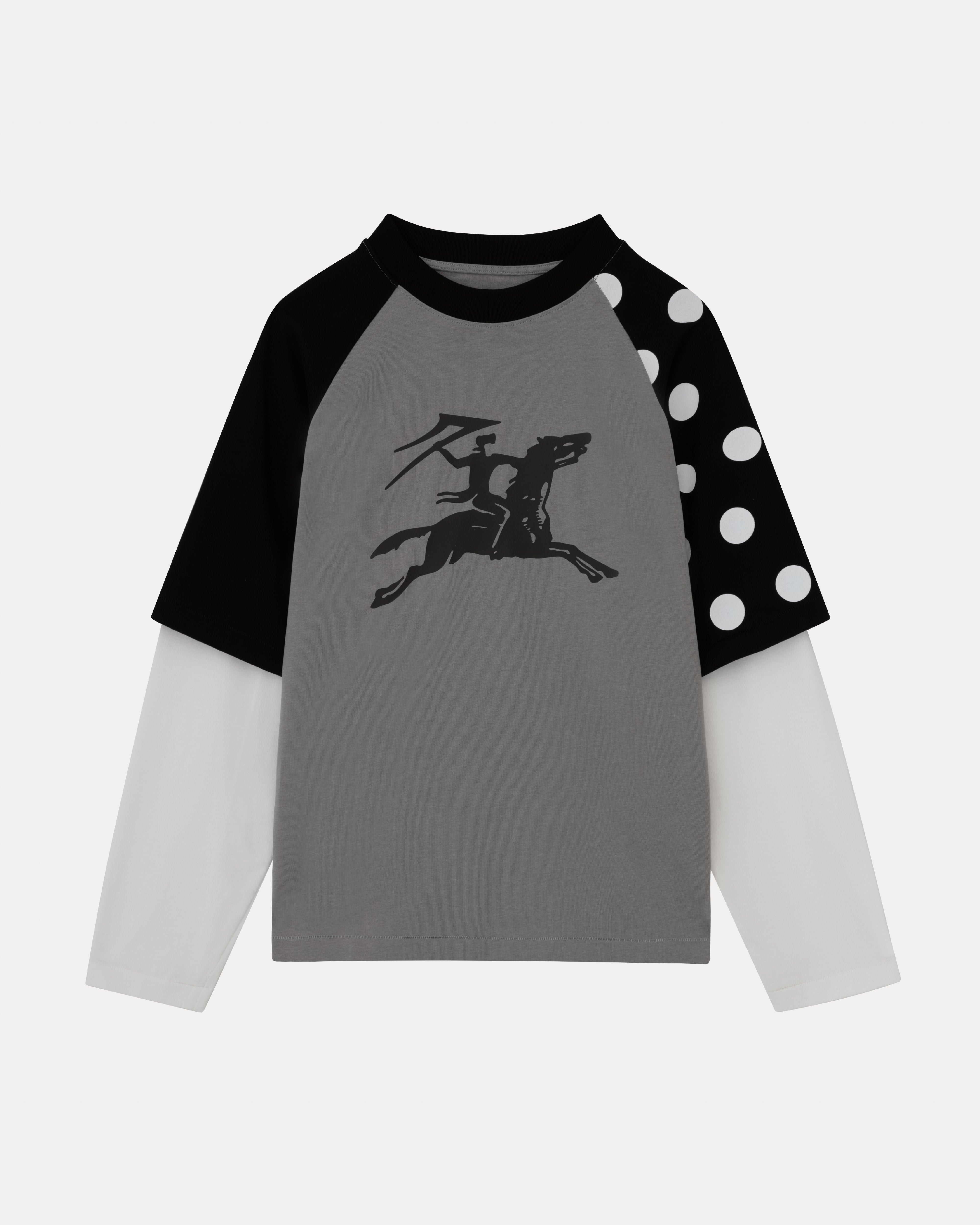 lakai-double-layer-raglan-longsleeve-black-grey-white image 1