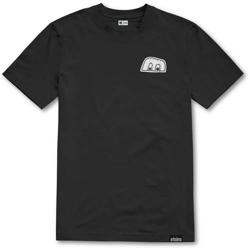 etnies-x-fos-t-shirt-schwarz-wei image 1
