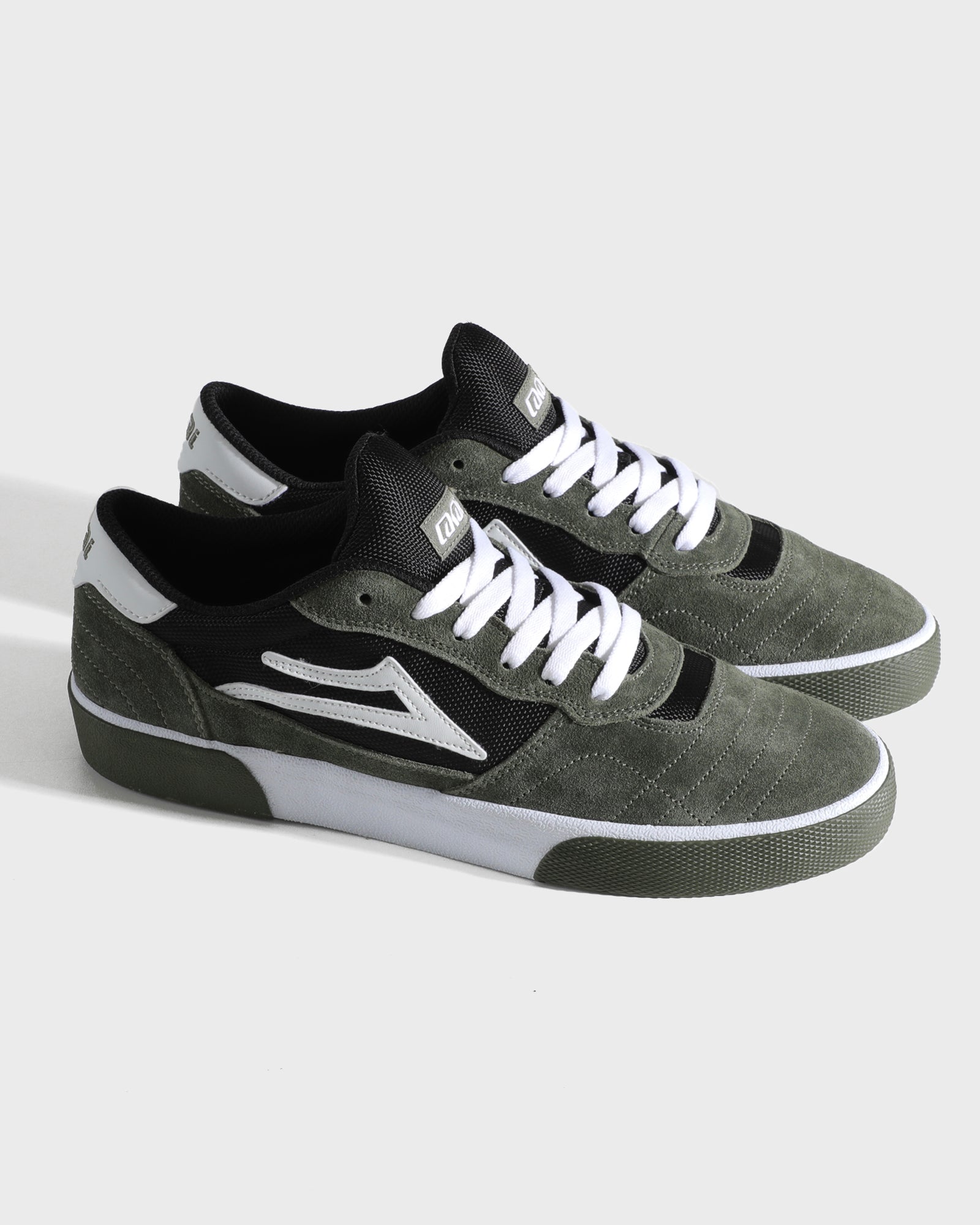 lakai-cambridge-skate-schuhe-covert-green-black-white image 2