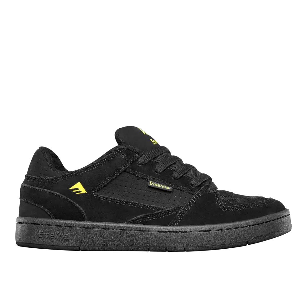 emerica-mute-skate-schuh-black-yellow-black image 1