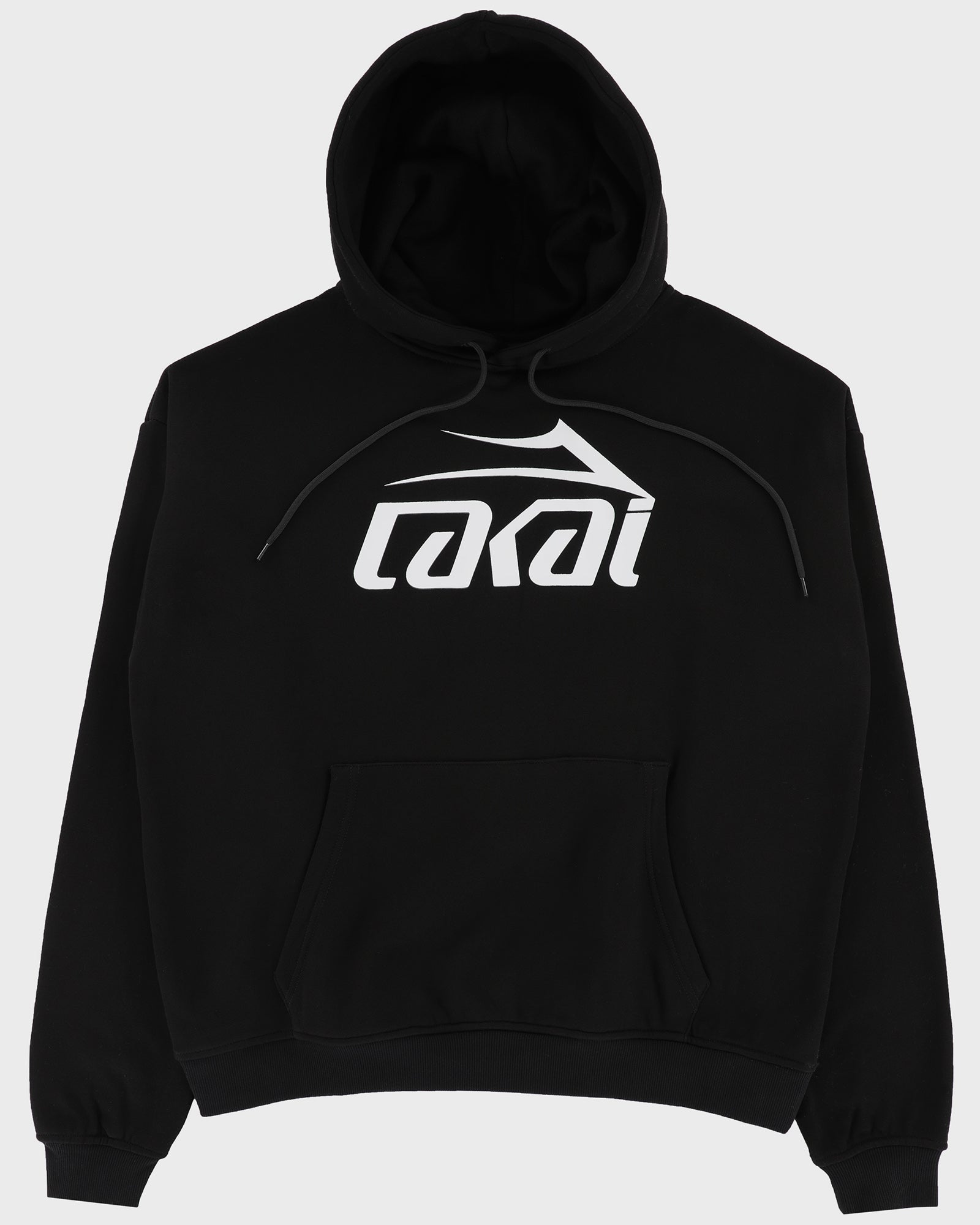 lakai-logo-pullover-hoodie-black image 1