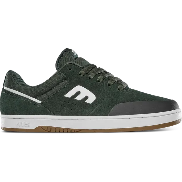 etnies-marana-og-skate-schuh-green-white-gum-suede-synthetic image 1