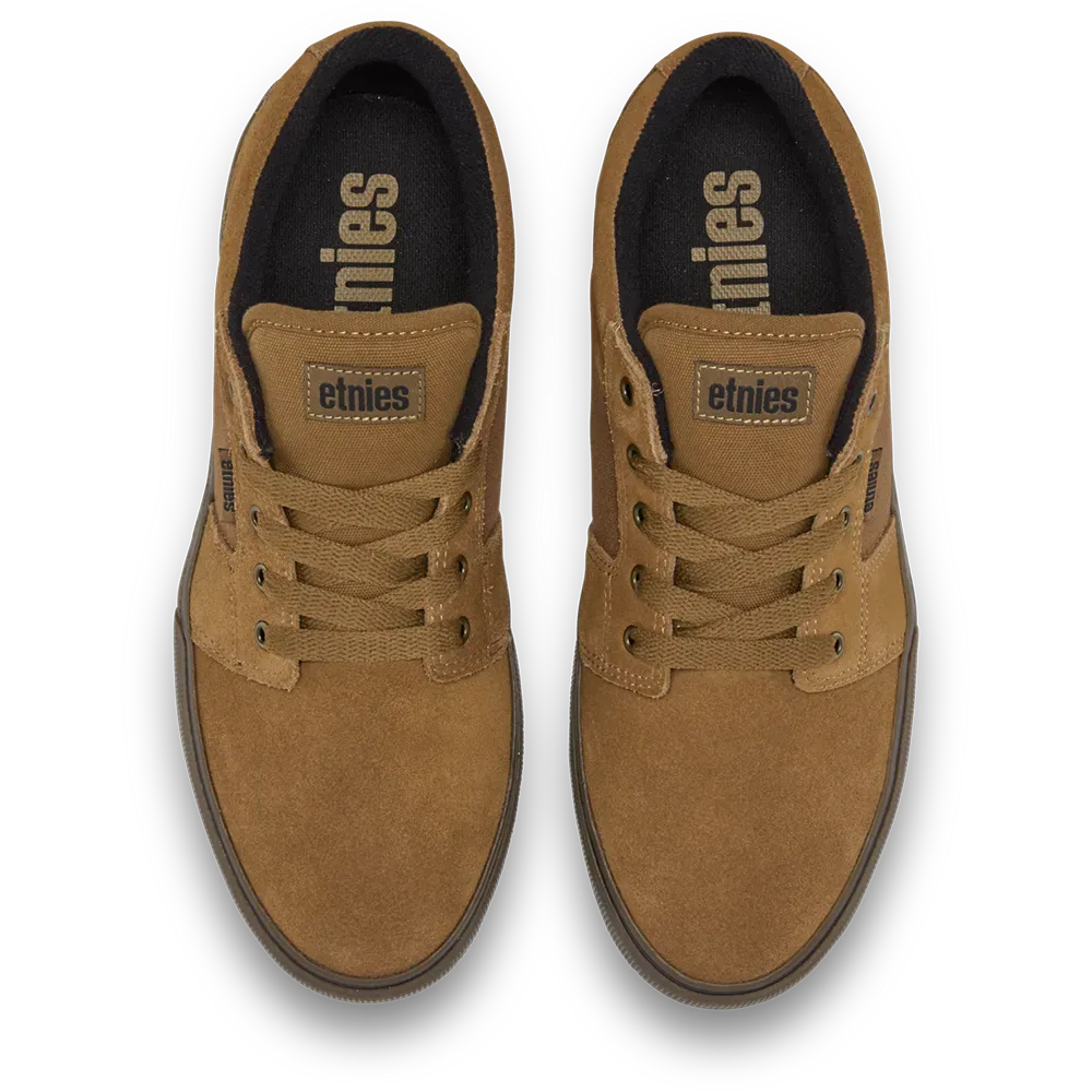 etnies-barge-ls-skate-schuh-low-top-brown-gum-brown-hemp image 2