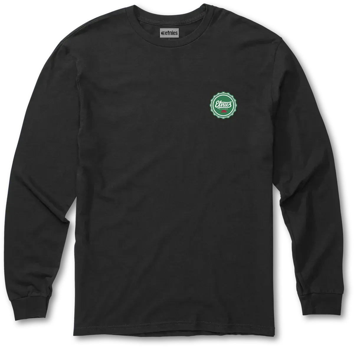 etnies-bottle-cap-l-s-longsleeve-t-shirt-black image 1