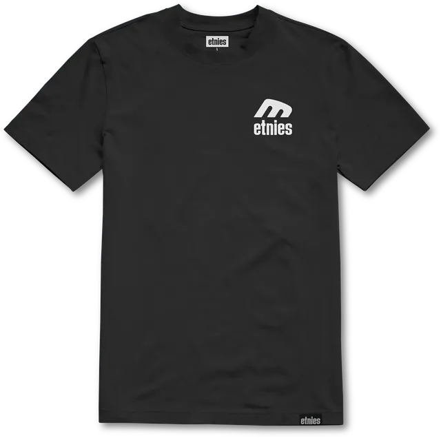 etnies-team-tee-t-shirt-black-white image 1