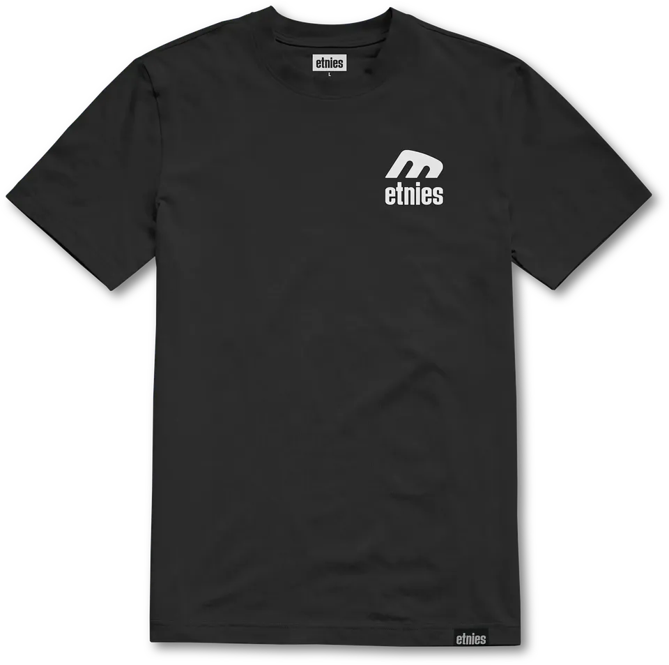 etnies-team-tee-t-shirt-black-white image 1