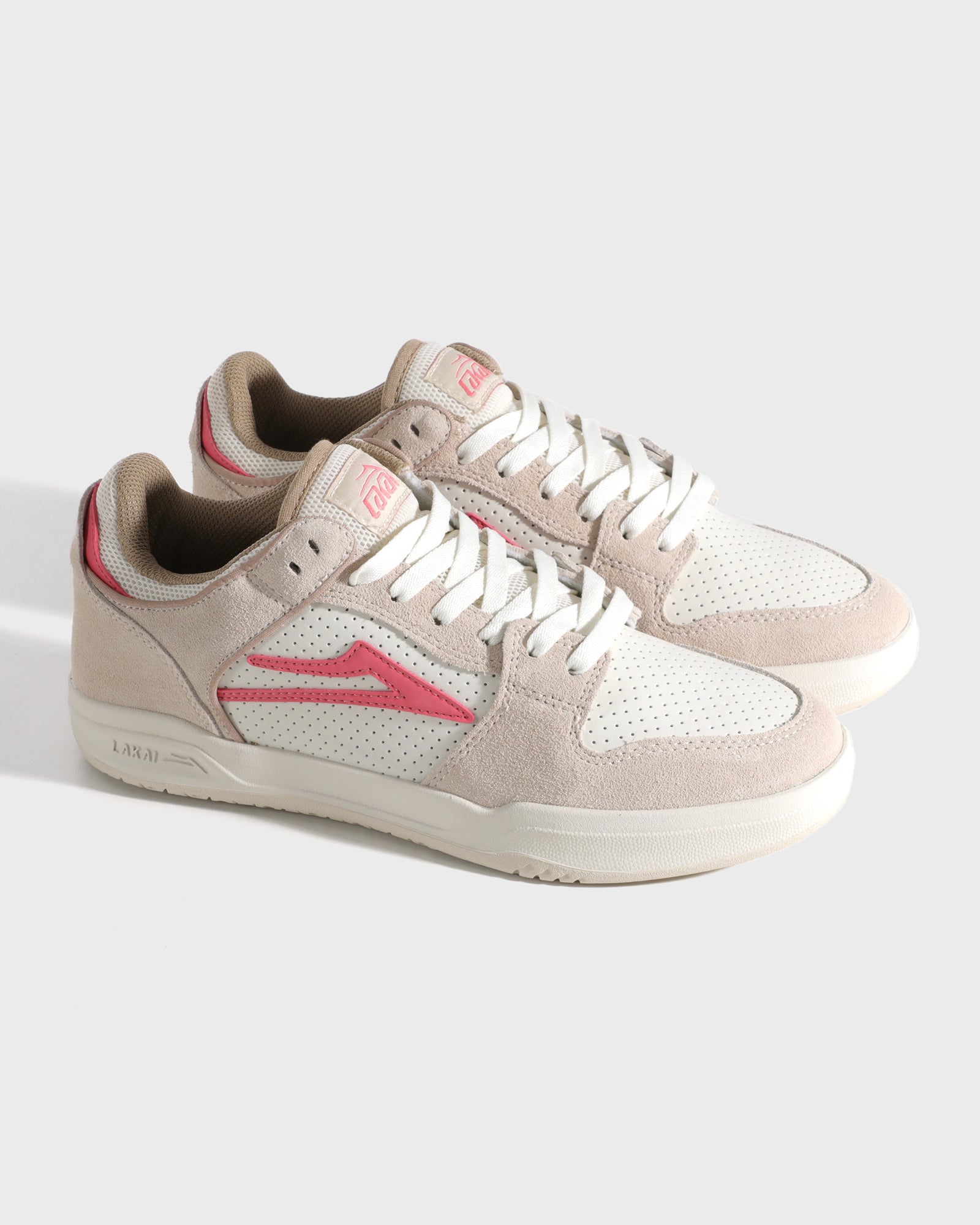 lakai-telford-low-skate-schuhe-fog-suede-strawberry image 2