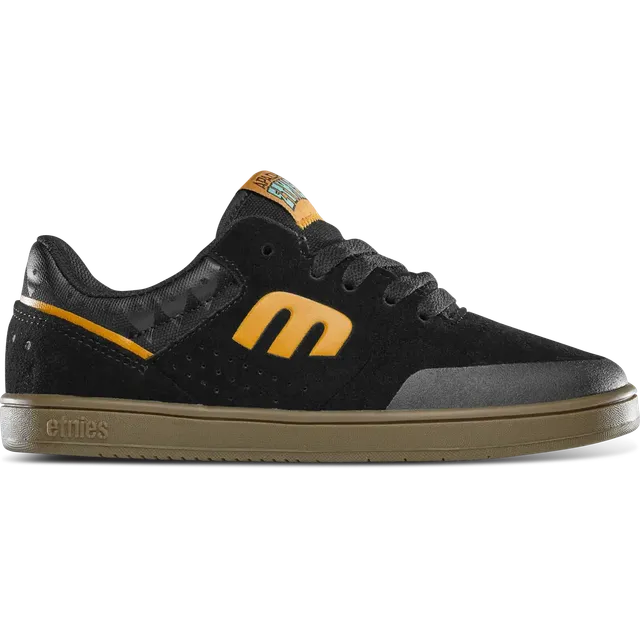 etnies-marana-kids-x-apache-skateschuh-black-gum image 1