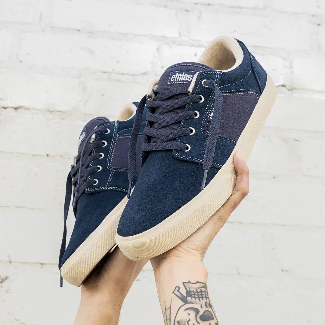 etnies-barge-ls-skate-schuh-low-top-blue-navy image 5