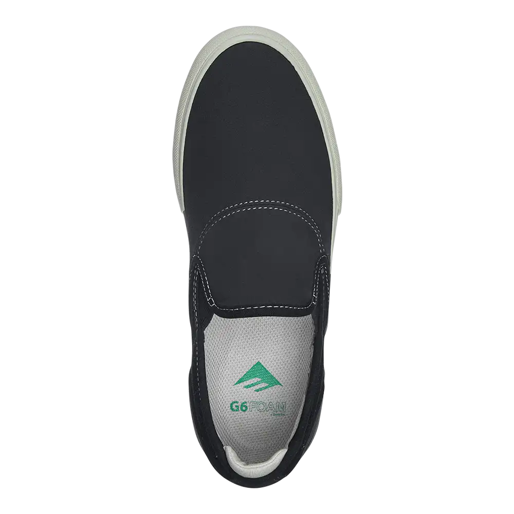 emerica-wino-g6-slip-on-skate-schuhe-black-tan image 2