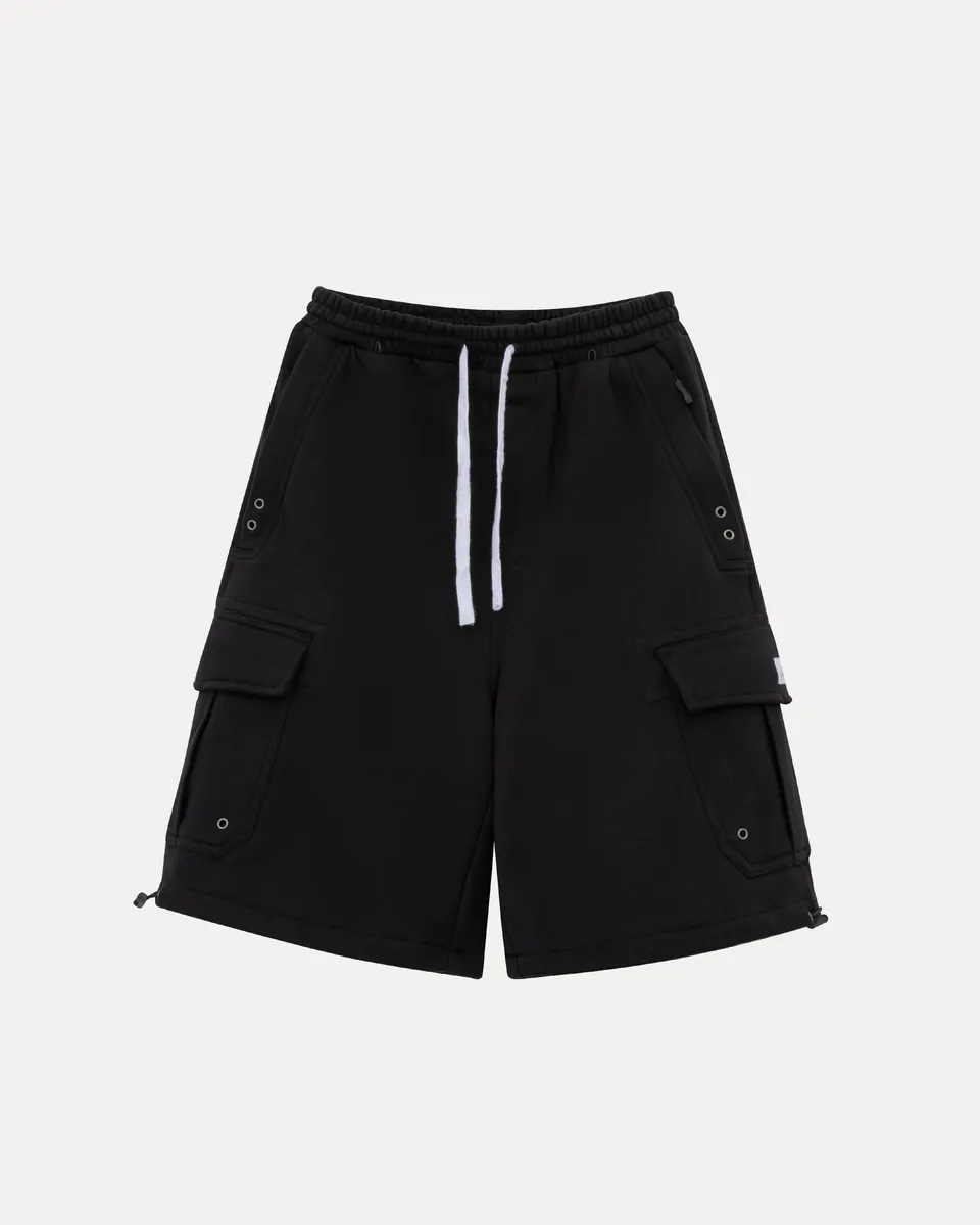 lakai-cargo-sweatshorts-schwarz image 1