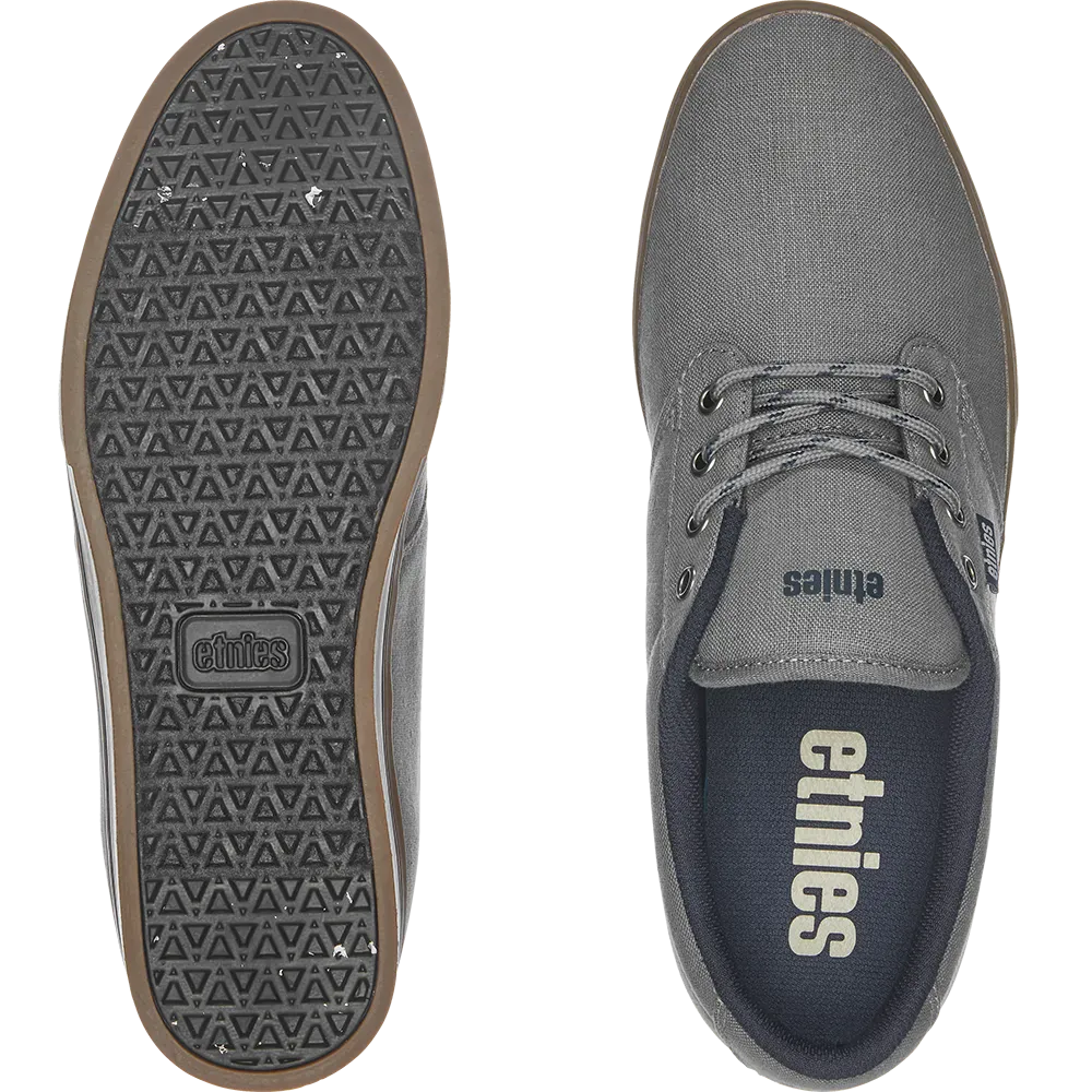 etnies-jameson-2-eco-low-top-skate-schuh-light-grey-navy image 2