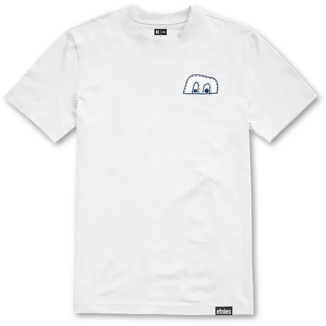 etnies-x-fos-t-shirt-white-navy-top image 1