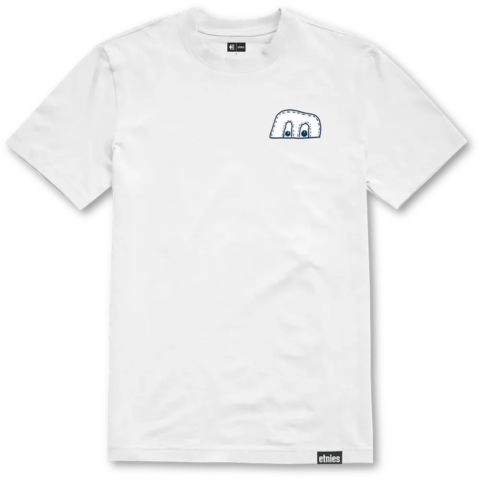 etnies-x-fos-t-shirt-white-navy-top image 1
