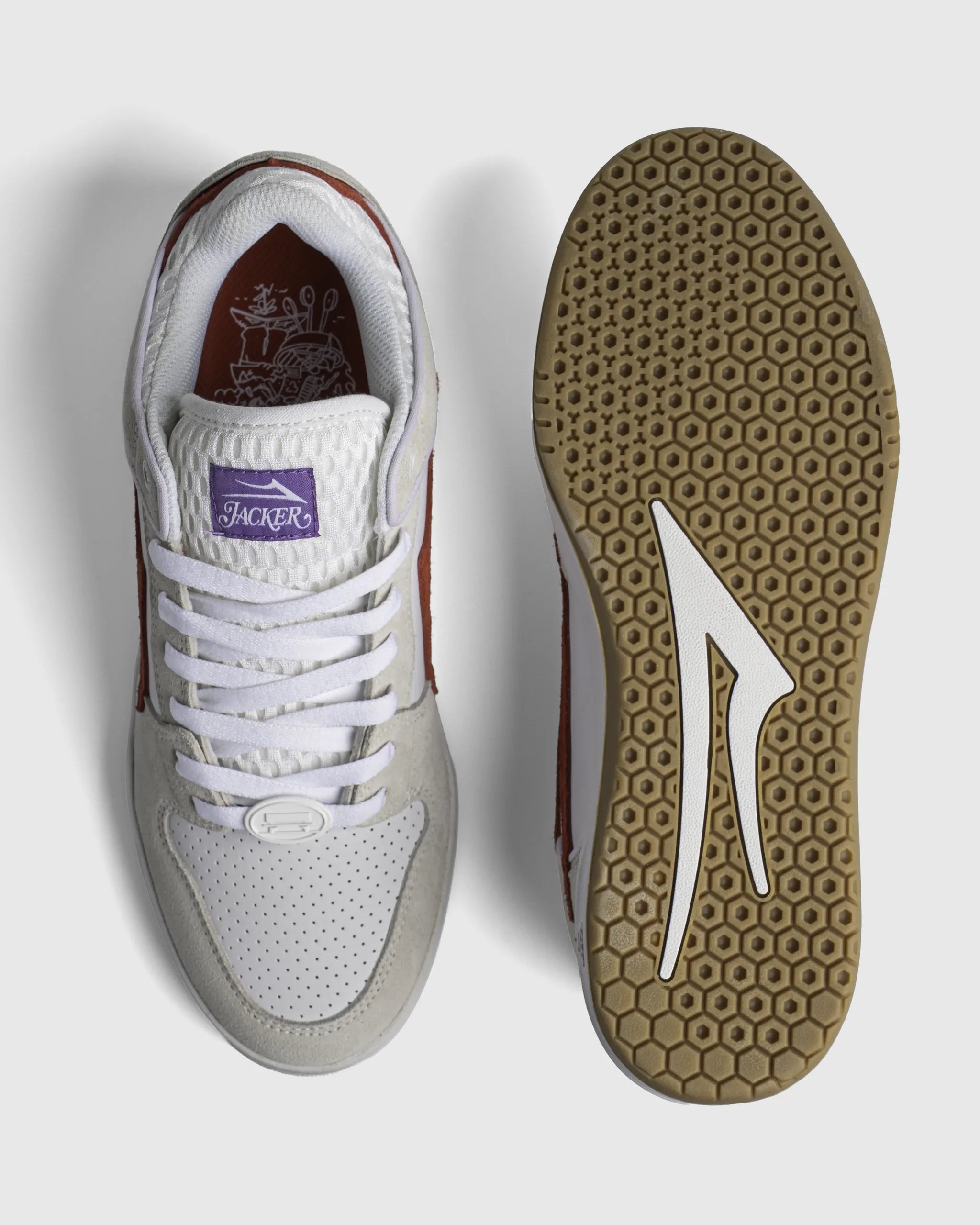 lakai-telford-low-elite-skate-schuhe-lakai-x-jacker-white-suede image 3