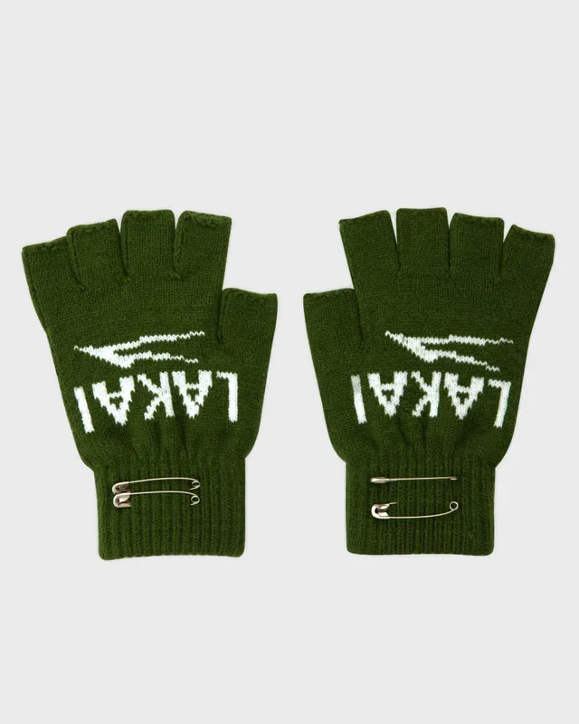 lakai-fingerless-jacquard-gloves-cypress image 1