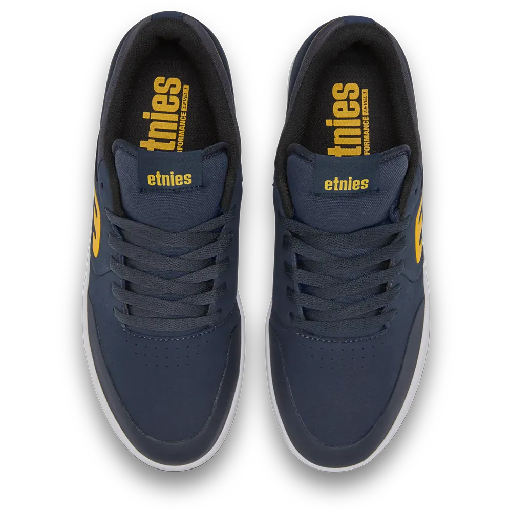 etnies-marana-michelin-skate-schuh-navy-yellow image 2