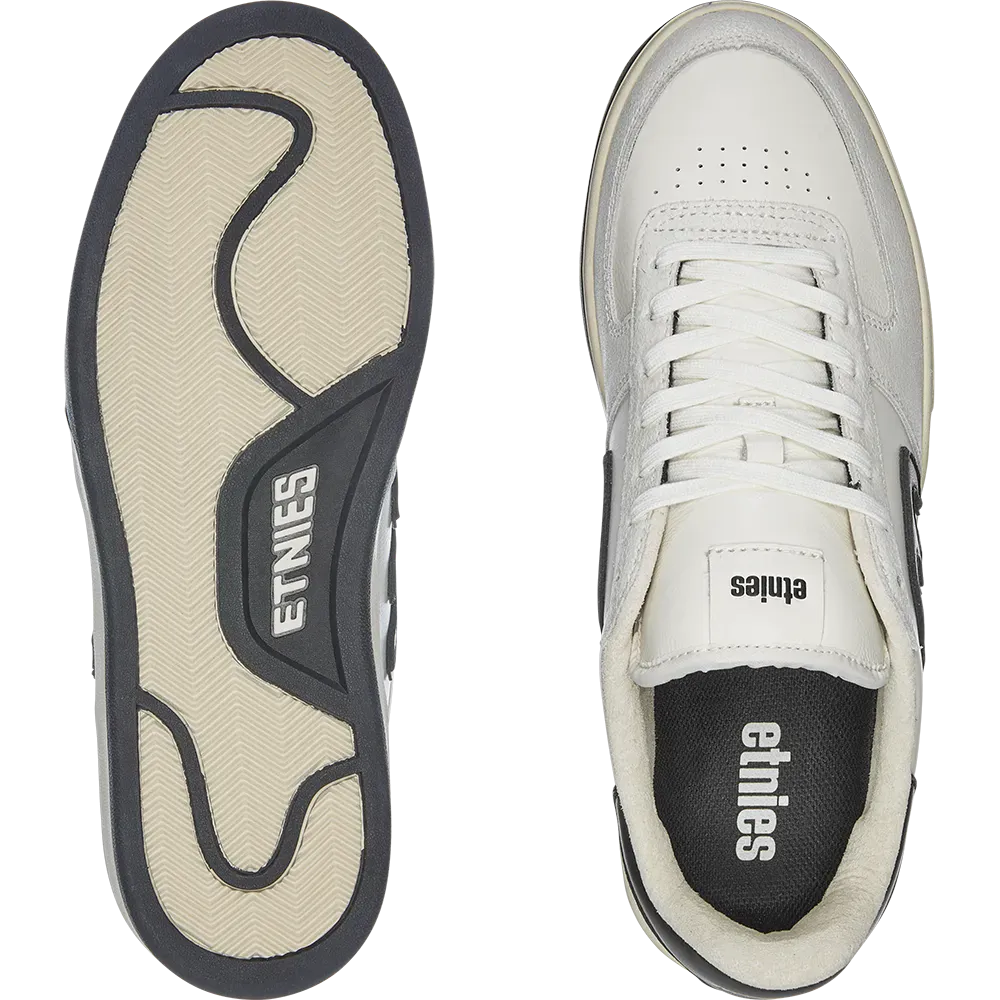etnies-emerson-marshmallow-skate-schuh-cracked-leather image 3