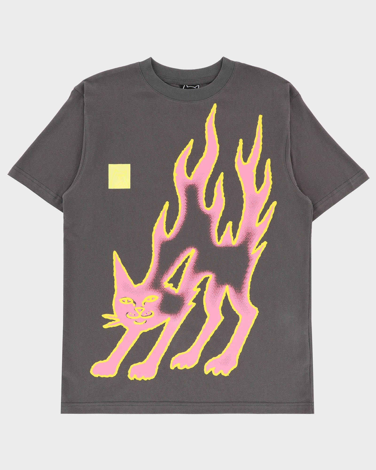 lakai-x-ripndip-pink-flame-ss-t-shirt-grau-pink image 1