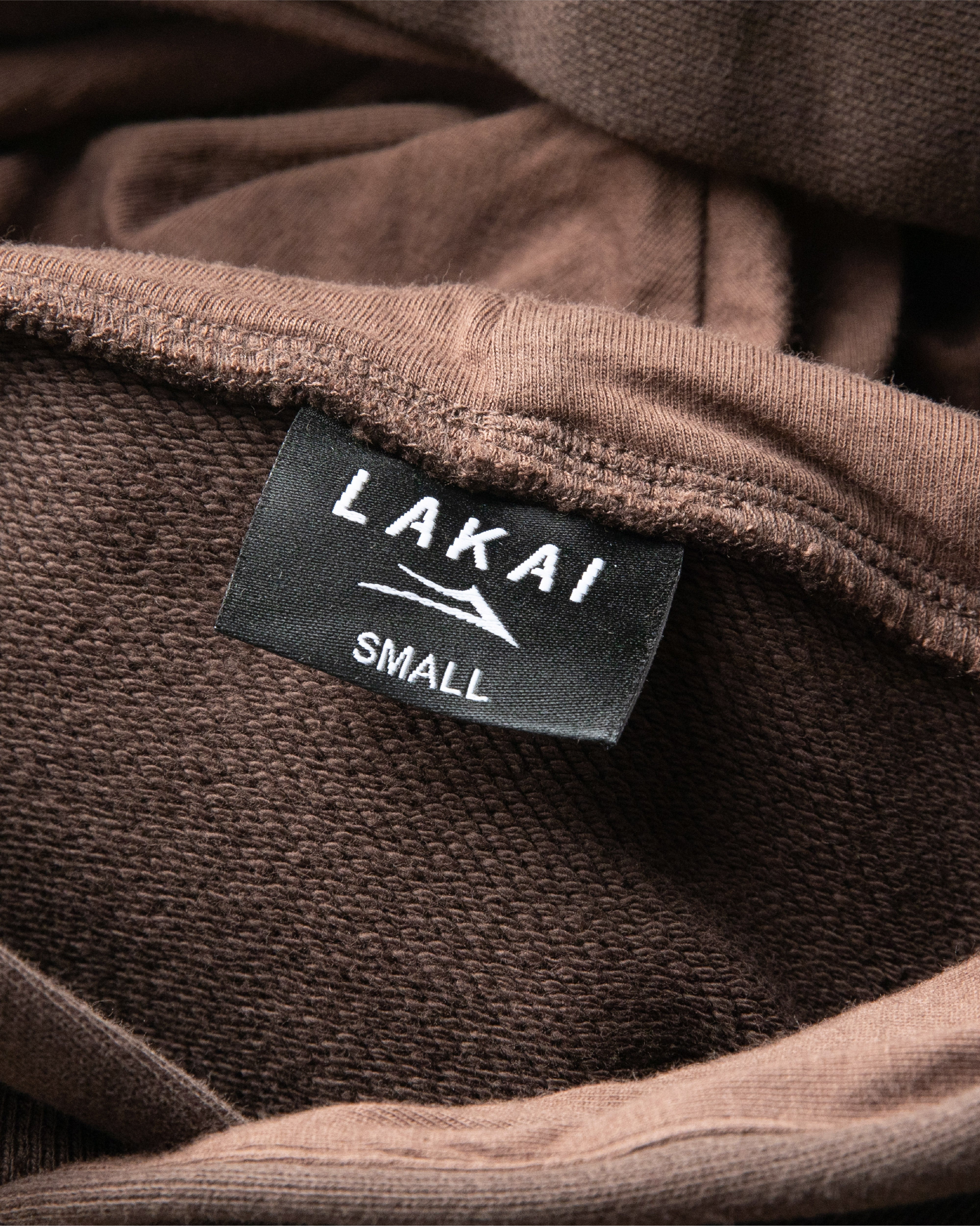 lakai-cursive-pullover-hoodie-braun image 3