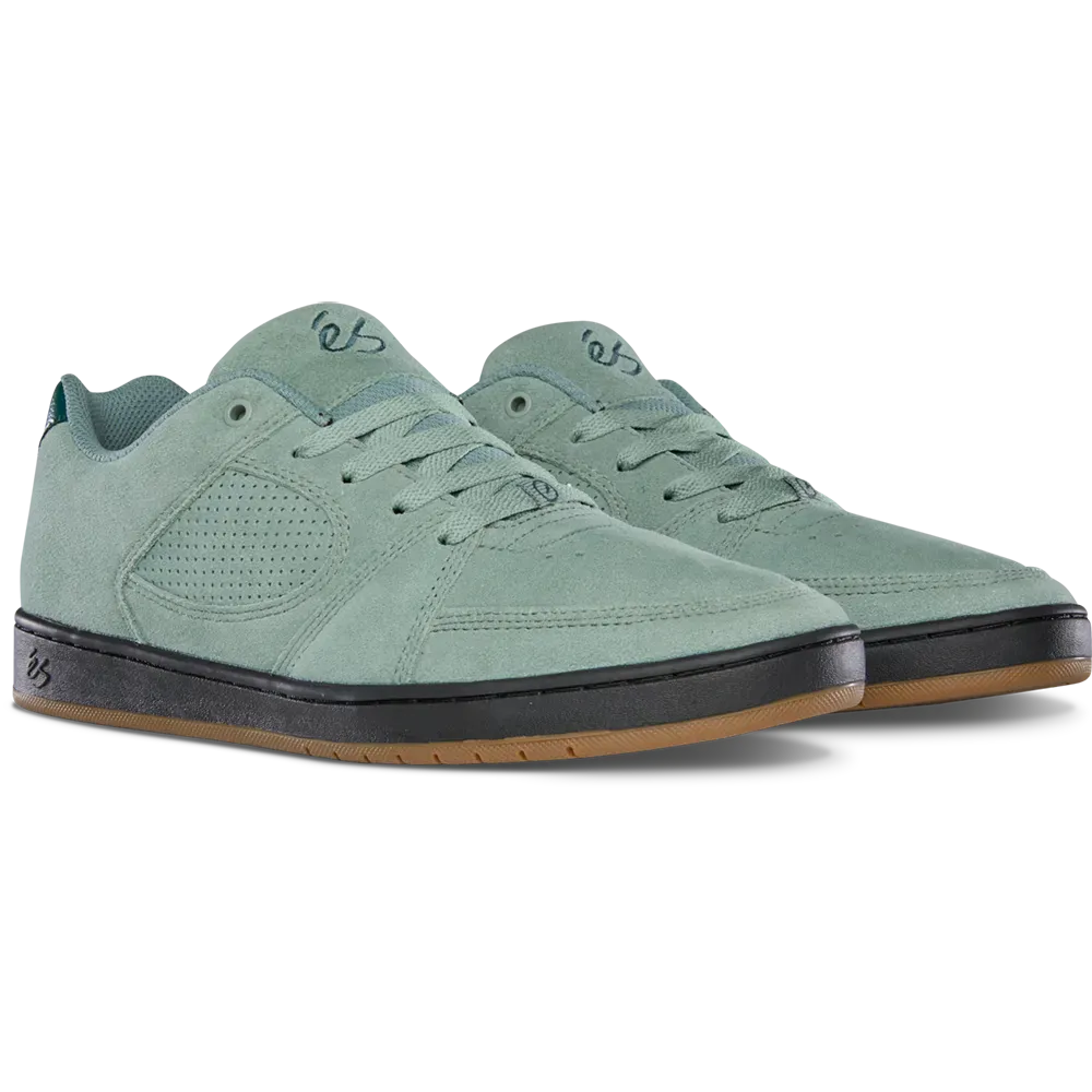 s-accel-slim-skate-schuh-green-black-lowtop image 5
