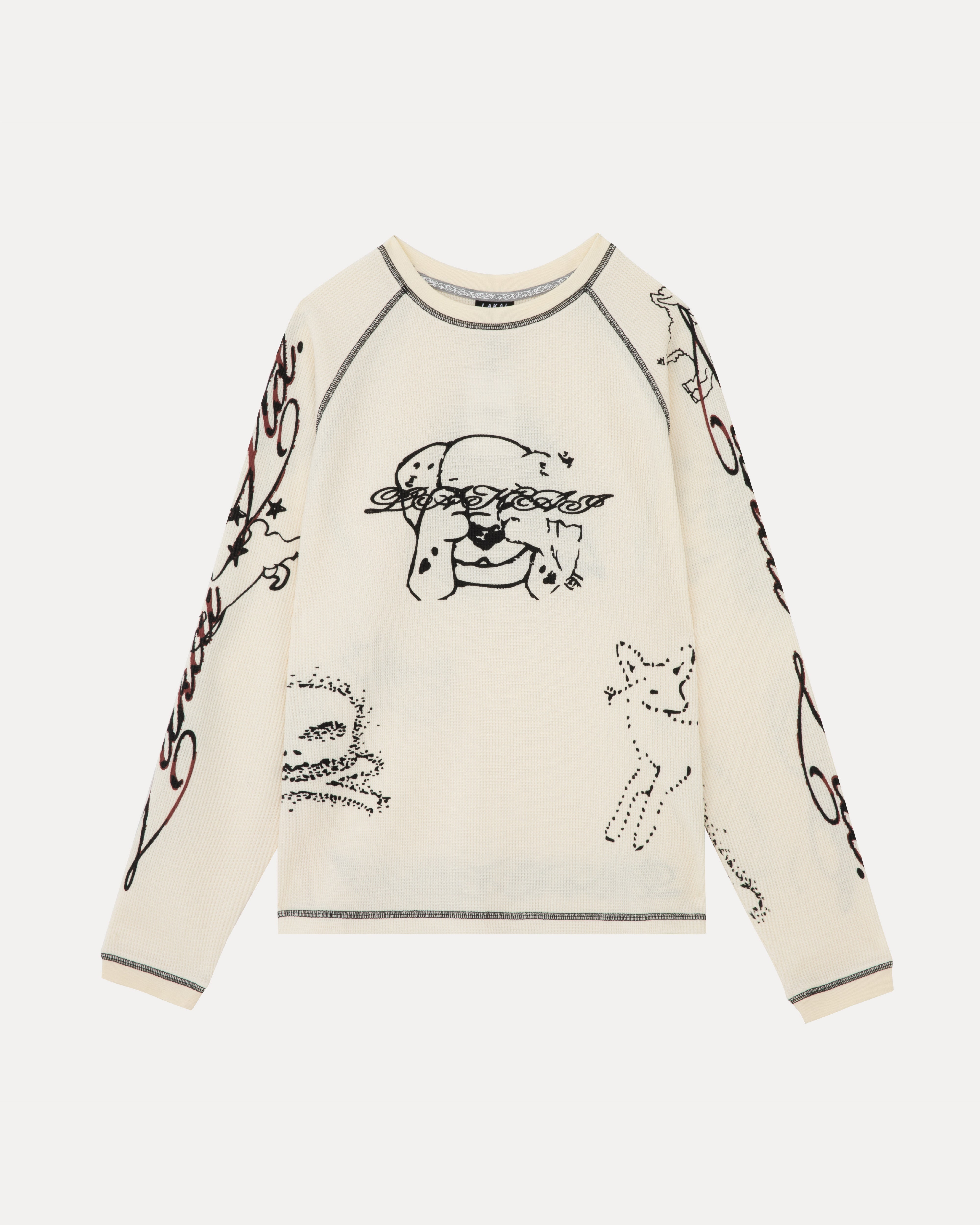 lakai-raglan-waffle-longsleeve-natural image 3
