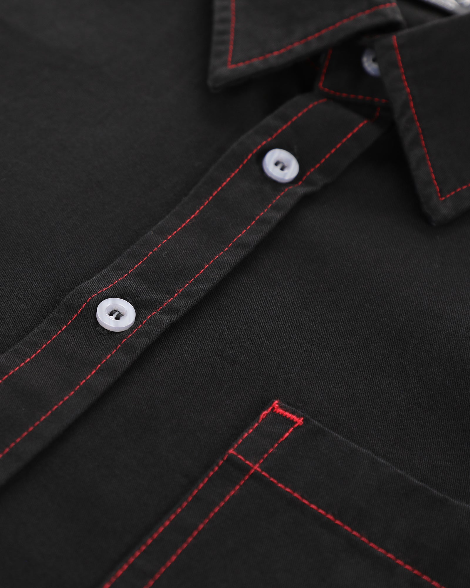 lakai-heavyweight-button-up-shirt-black image 8